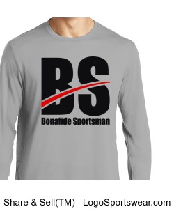 Sport-Tek Mens PosiCharge Long Sleeve Competitor Cotton Touch T-Shirt Design Zoom